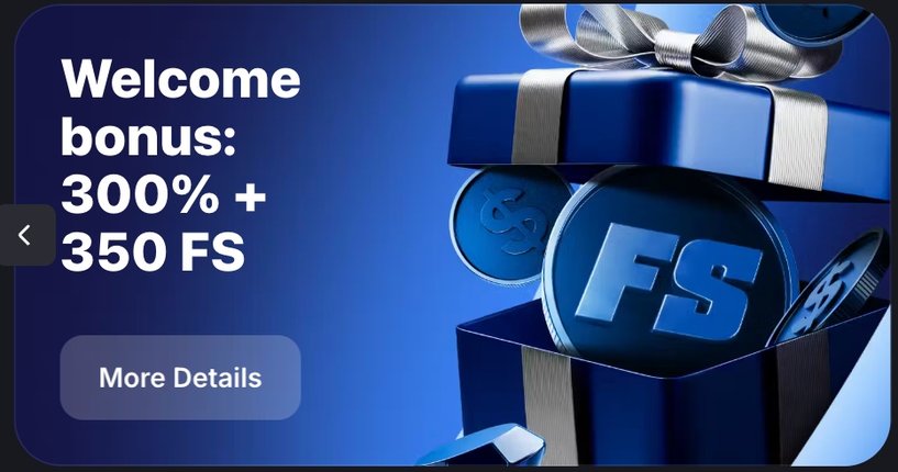 Winum Casino welcome bonus 300% plus 300 free spins